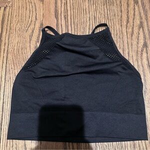 Aerie Black Halter Sports Bra